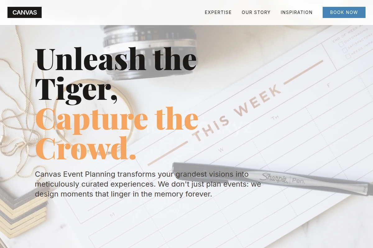 Canvas Event Planning